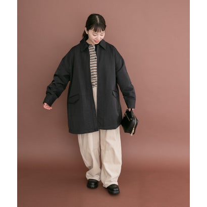 アイテムズ アーバンリサーチ ITEMS URBAN RESEARCH 中綿オーバーサイズジャケット （ベージュ）｜詳細画像