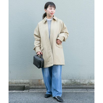 アイテムズ アーバンリサーチ ITEMS URBAN RESEARCH 中綿オーバーサイズジャケット （ベージュ）｜詳細画像