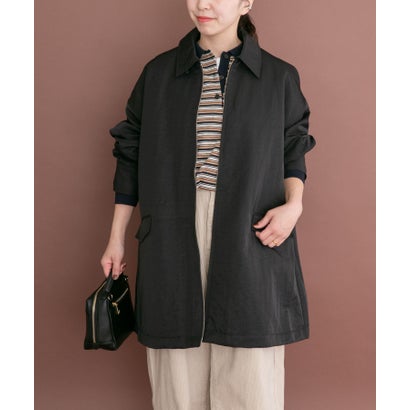 アイテムズ アーバンリサーチ ITEMS URBAN RESEARCH 中綿オーバーサイズジャケット （ブラック）｜詳細画像