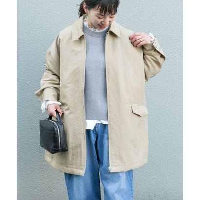 アイテムズ アーバンリサーチ ITEMS URBAN RESEARCH 中綿オーバーサイズジャケット （ブラック）｜詳細画像