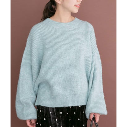 アイテムズ アーバンリサーチ ITEMS URBAN RESEARCH オーバーサイズラメニット （ベージュ系その他）｜詳細画像