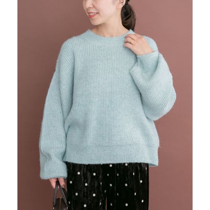 アイテムズ アーバンリサーチ ITEMS URBAN RESEARCH オーバーサイズラメニット （ベージュ系その他）｜詳細画像