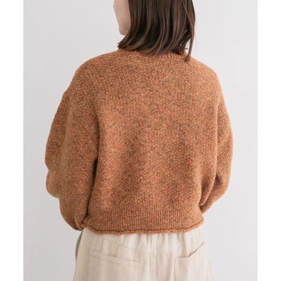 アイテムズ アーバンリサーチ ITEMS URBAN RESEARCH ネップハイネックニットプルオーバー （チャコールグレー）｜詳細画像