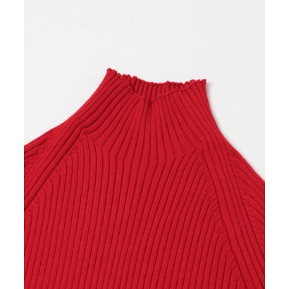 アイテムズ アーバンリサーチ ITEMS URBAN RESEARCH 『洗濯可』モチモチハイネックリブニット （ブルー）｜詳細画像