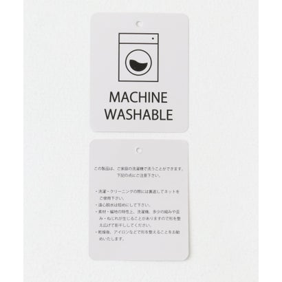 アイテムズ アーバンリサーチ ITEMS URBAN RESEARCH 『洗濯可』モチモチハイネックリブニット （ブルー）｜詳細画像