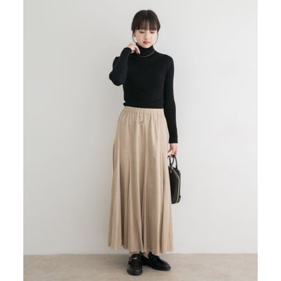 アイテムズ アーバンリサーチ ITEMS URBAN RESEARCH 『洗濯可』モチモチハイネックリブニット （ブルー）｜詳細画像