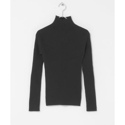 アイテムズ アーバンリサーチ ITEMS URBAN RESEARCH 『洗濯可』モチモチハイネックリブニット （ブルー）｜詳細画像