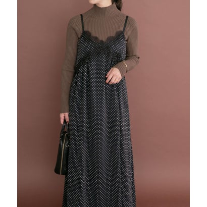 アイテムズ アーバンリサーチ ITEMS URBAN RESEARCH 『洗濯可』モチモチハイネックリブニット （ブルー）｜詳細画像