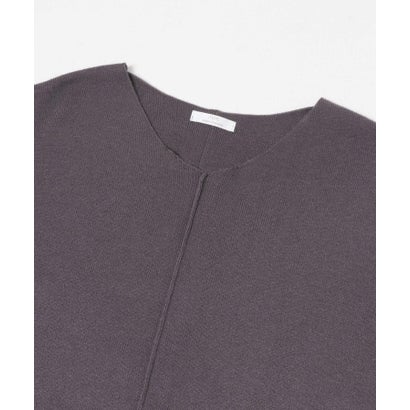 アイテムズ アーバンリサーチ ITEMS URBAN RESEARCH 『洗濯可』アウトリンキングVネックニット （パープル）｜詳細画像