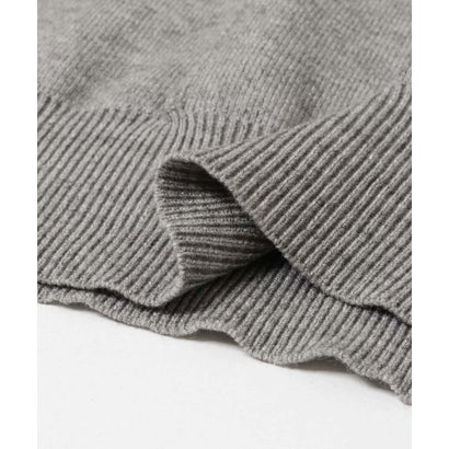 アイテムズ アーバンリサーチ ITEMS URBAN RESEARCH 『洗濯可』アウトリンキングVネックニット （パープル）｜詳細画像