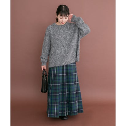 アイテムズ アーバンリサーチ ITEMS URBAN RESEARCH メランジボトルネックニット （グレー）｜詳細画像