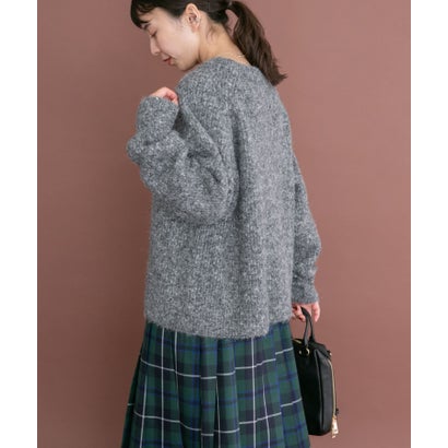 アイテムズ アーバンリサーチ ITEMS URBAN RESEARCH メランジボトルネックニット （イエロー）｜詳細画像