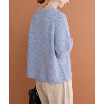 アイテムズ アーバンリサーチ ITEMS URBAN RESEARCH メランジボトルネックニット （イエロー）｜詳細画像