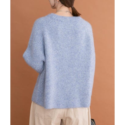 アイテムズ アーバンリサーチ ITEMS URBAN RESEARCH メランジボトルネックニット （イエロー）｜詳細画像