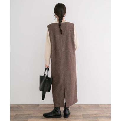 アイテムズ アーバンリサーチ ITEMS URBAN RESEARCH ウールミックスジャンスカ （グレー）｜詳細画像