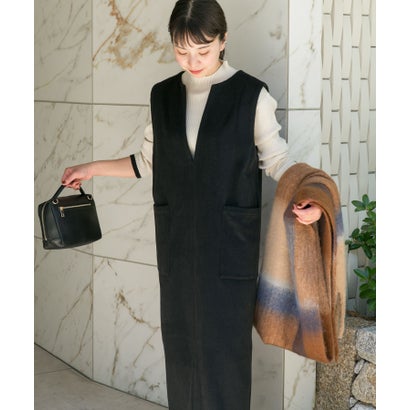 アイテムズ アーバンリサーチ ITEMS URBAN RESEARCH ウールミックスジャンスカ （グレー）｜詳細画像