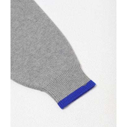 アイテムズ アーバンリサーチ ITEMS URBAN RESEARCH スウェットライクハイショクニット （ブラウン）｜詳細画像