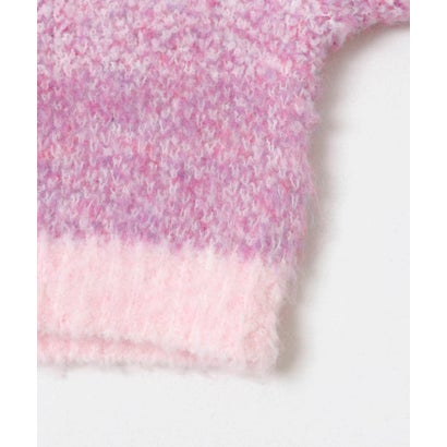 アイテムズ アーバンリサーチ ITEMS URBAN RESEARCH ブークレニットプルオーバー （ピンク）｜詳細画像