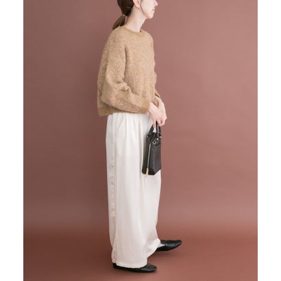 アイテムズ アーバンリサーチ ITEMS URBAN RESEARCH ブークレニットプルオーバー （ピンク）｜詳細画像