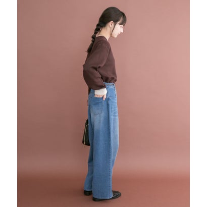 アイテムズ アーバンリサーチ ITEMS URBAN RESEARCH 2WAYリバーシブルニット （ブラウン）｜詳細画像
