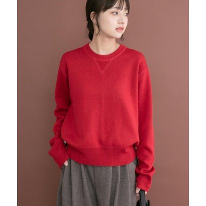 アイテムズ アーバンリサーチ ITEMS URBAN RESEARCH 2WAYリバーシブルニット （ブラウン）｜詳細画像
