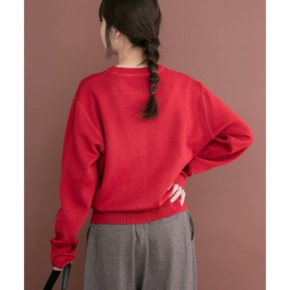 アイテムズ アーバンリサーチ ITEMS URBAN RESEARCH 2WAYリバーシブルニット （ブラウン）｜詳細画像