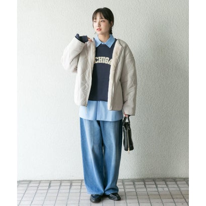 アイテムズ アーバンリサーチ ITEMS URBAN RESEARCH リバーシブルファーブルゾン （グレー系その他）｜詳細画像