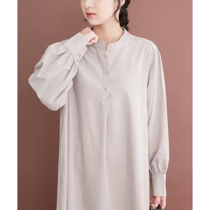 アイテムズ アーバンリサーチ ITEMS URBAN RESEARCH フェザーベストコンビワンピース （ブラック）｜詳細画像