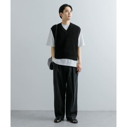 アゼアミクロップドニットベスト （BLACK）｜詳細画像