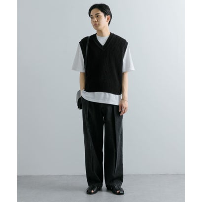 アゼアミクロップドニットベスト （BLACK）｜詳細画像