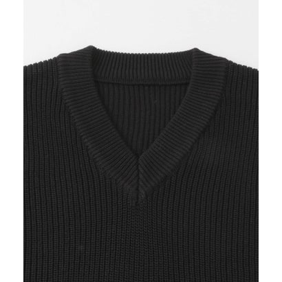 アゼアミクロップドニットベスト （BLACK）｜詳細画像