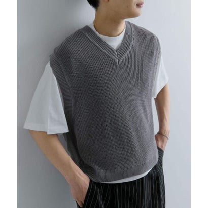 アゼアミクロップドニットベスト （BLACK）｜詳細画像