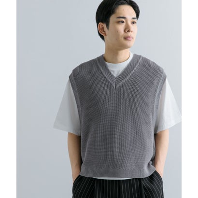 アゼアミクロップドニットベスト （BLACK）｜詳細画像