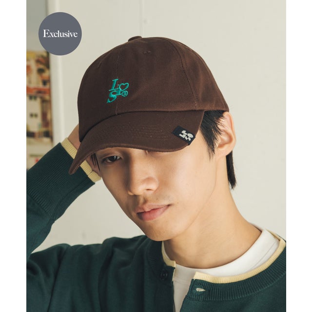 『別注』LOVEPOPSTUDIO×SENSE OF PLACE CAP （ブラウン）