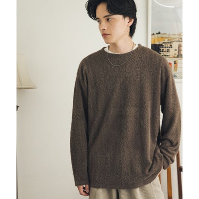 センス オブ プレイス バイ アーバンリサーチ SENSE OF PLACE by URBAN RESEARCH エアフェザーロングTシャツ （ブラウン）｜詳細画像