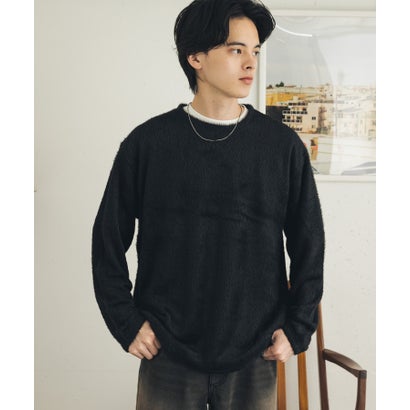 センス オブ プレイス バイ アーバンリサーチ SENSE OF PLACE by URBAN RESEARCH エアフェザーロングTシャツ （ブラック）｜詳細画像