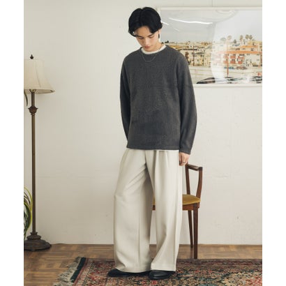 センス オブ プレイス バイ アーバンリサーチ SENSE OF PLACE by URBAN RESEARCH エアフェザーロングTシャツ （ブラック）｜詳細画像