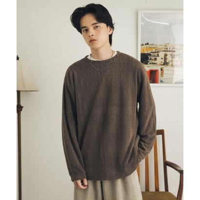 センス オブ プレイス バイ アーバンリサーチ SENSE OF PLACE by URBAN RESEARCH エアフェザーロングTシャツ （チャコールグレー）｜詳細画像