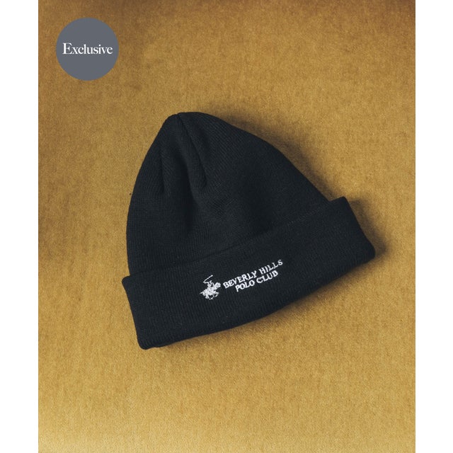 『別注』BEVERLY HILLS POLO CLUB×SENSE OF PLACE KINTCAP （ブラック）