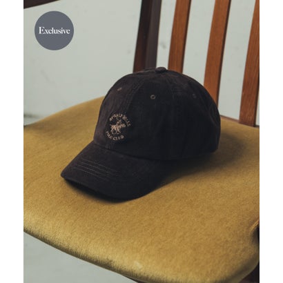 『別注』BEVERLY HILLS POLO CLUB×SENSE OF PLACE CORDUROY CAP （ボルドー）｜詳細画像