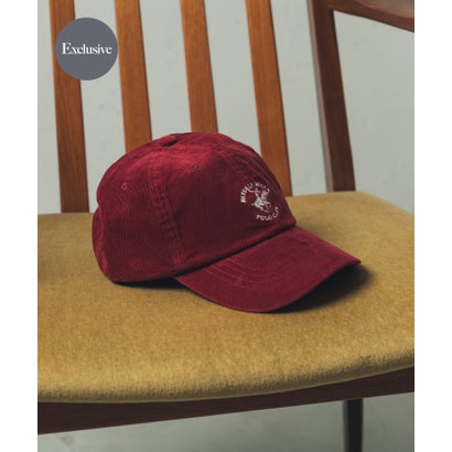 『別注』BEVERLY HILLS POLO CLUB×SENSE OF PLACE CORDUROY CAP （ボルドー）｜詳細画像