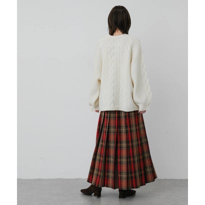 チェックプリーツスカート （ブルー系その他）｜詳細画像