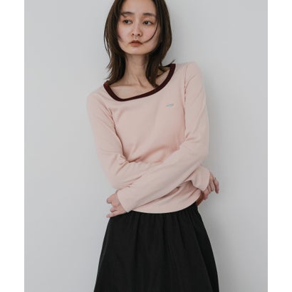 センス オブ プレイス バイ アーバンリサーチ SENSE OF PLACE by URBAN RESEARCH ラウンドネックリブTシャツ （グレー）｜詳細画像