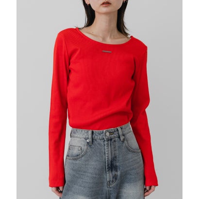 センス オブ プレイス バイ アーバンリサーチ SENSE OF PLACE by URBAN RESEARCH プレートツキバレエネックトップ （イエロー）｜詳細画像