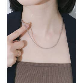 ガーリー系ボールチェーン スメリー SMELLY ステンレス2ラインボールチェーンネックレス