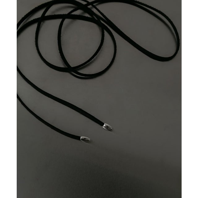so’ drop tip cord necklace （シルバー系その他）