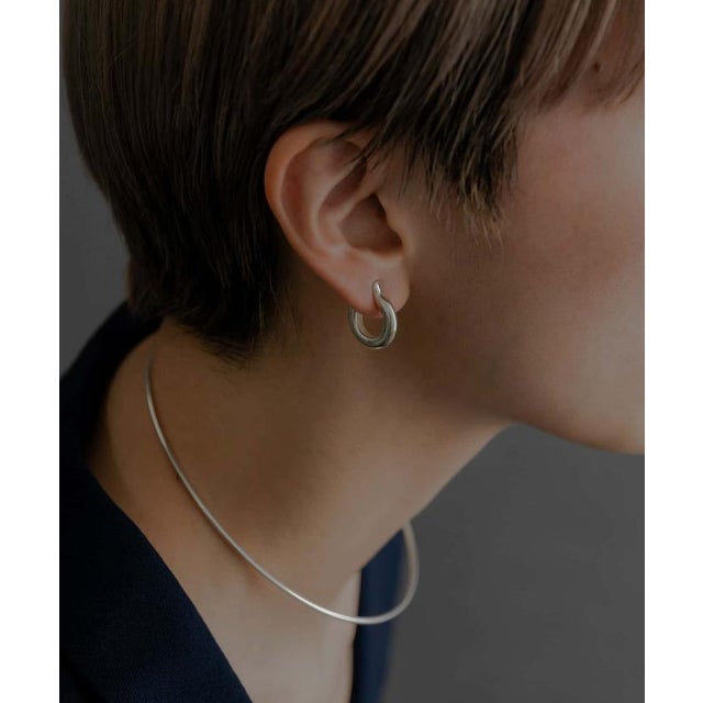 so’ circle earring （SLV）