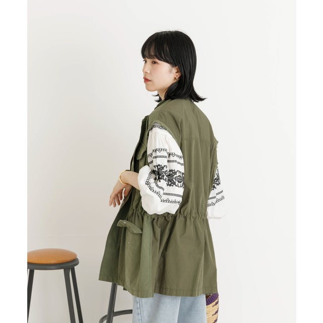ミリタリーベスト （KHAKI）