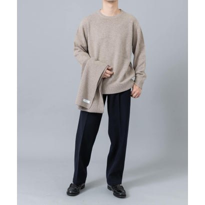 アーバンリサーチ ロッソ URBAN RESEARCH ROSSO ウールカシミヤニット＋マフラーセット （ブルー系その他）｜詳細画像