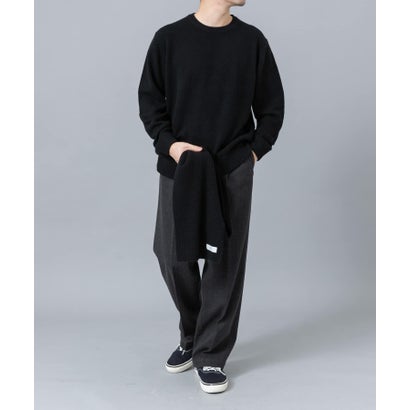 アーバンリサーチ ロッソ URBAN RESEARCH ROSSO ウールカシミヤニット＋マフラーセット （ブルー系その他）｜詳細画像